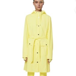 RAINS Curve W Trench Coat Jacket